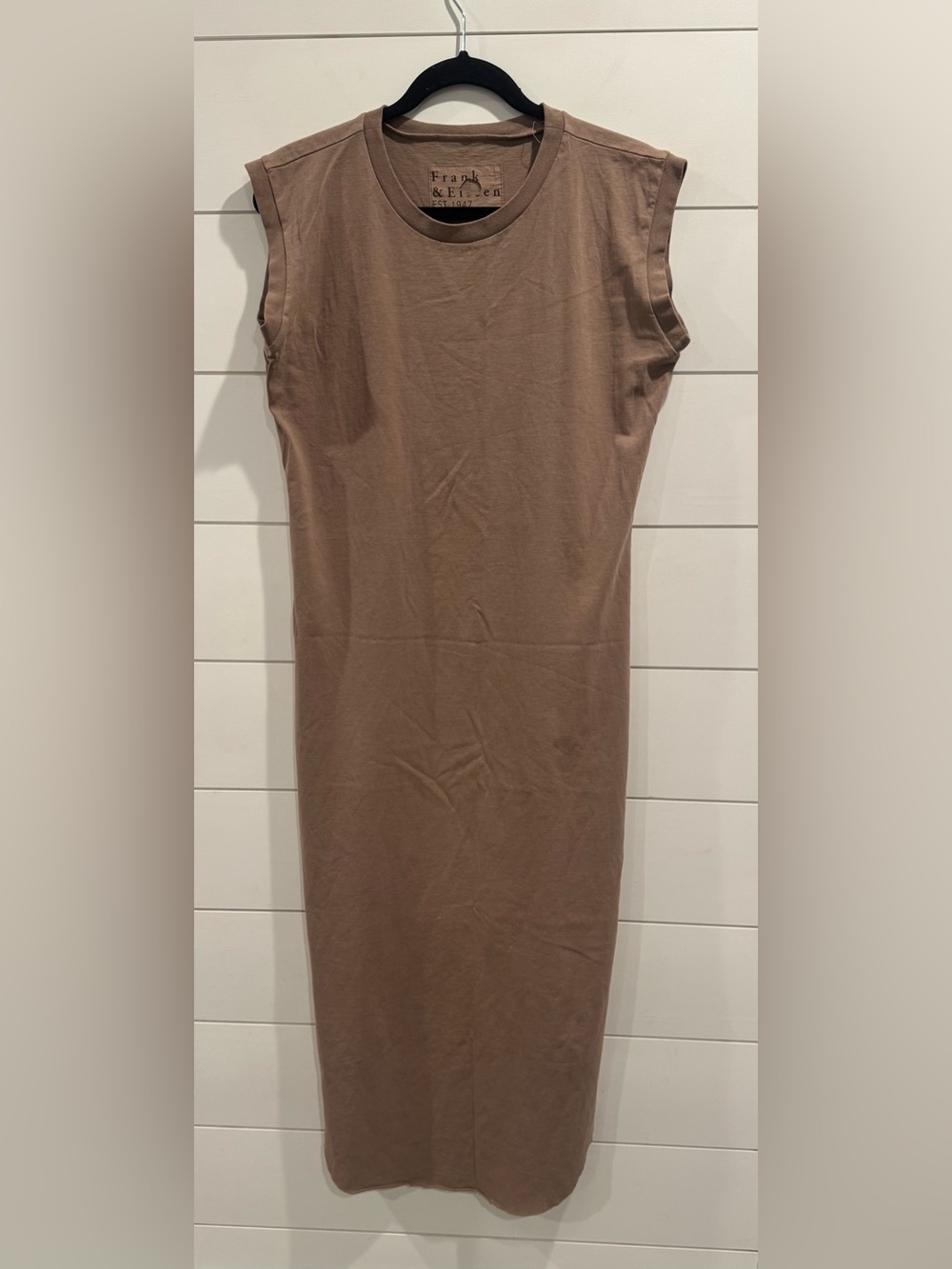 Frank & Eileen Cory Vintage Muscle Tee Maxi Dress in Toasted - Picture 4 of 10
